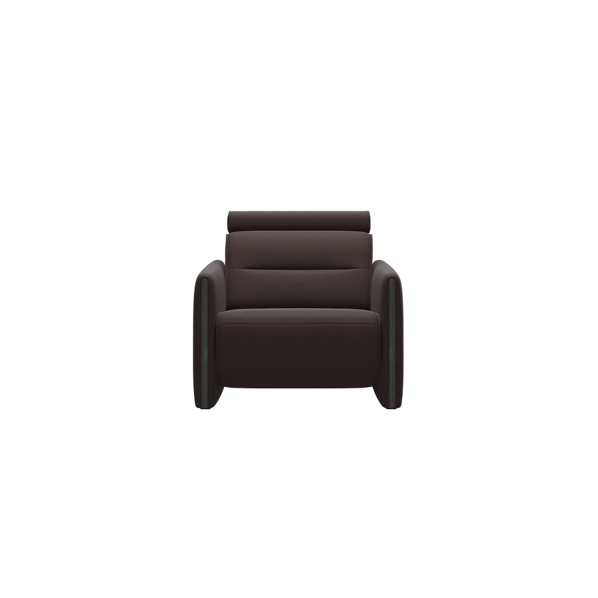Emily Wood - Chair with Power - Paloma Chocolate - Grey