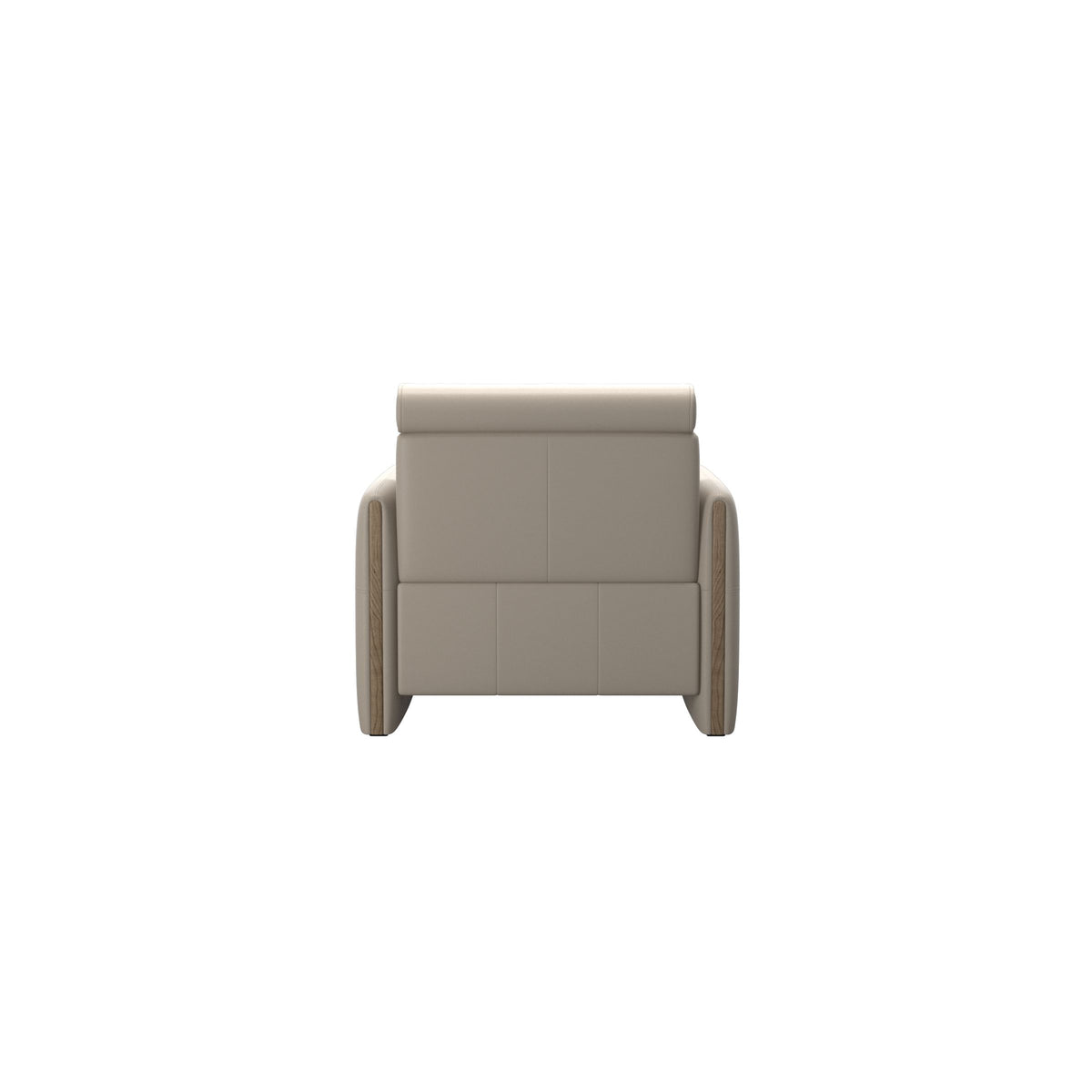 Emily Wood - Chair with Power - Paloma Fog - Smoked Oak