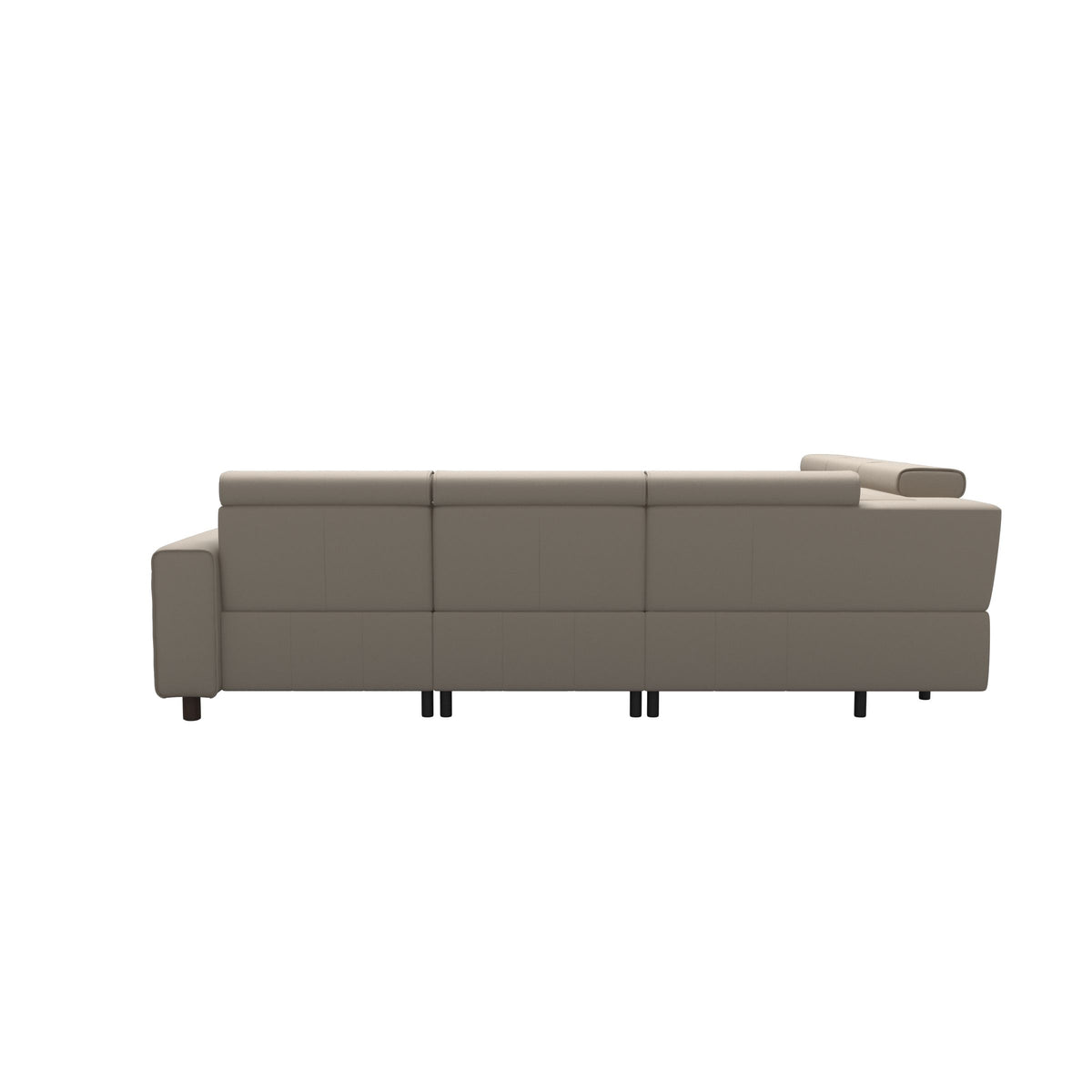 Emily Wide Arm - C22 Corner Sofa with 2 Power Seats - Paloma Fog - Wenge