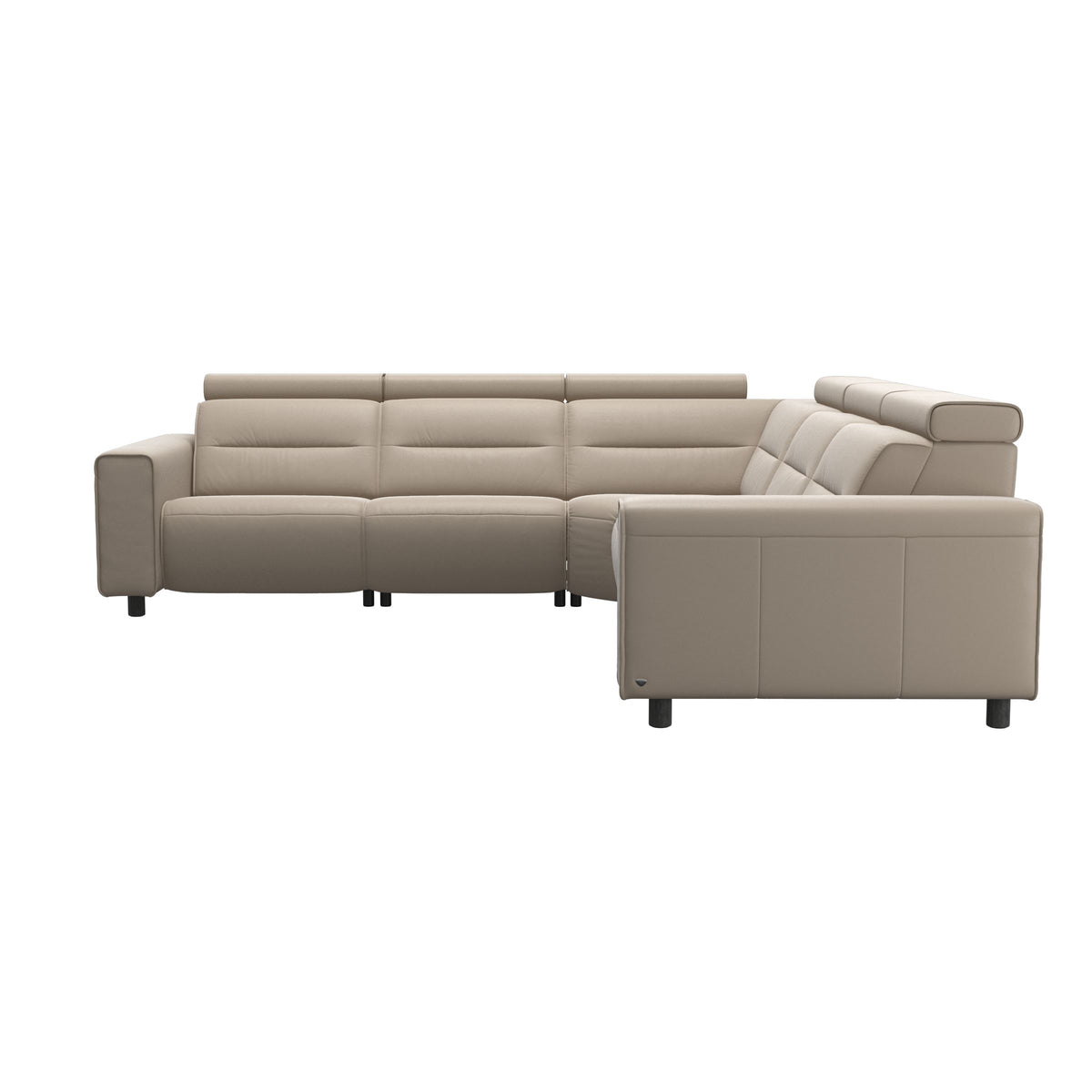 Emily Wide Arm - C22 Corner Sofa with 2 Power Seats - Paloma Mushroom - Grey