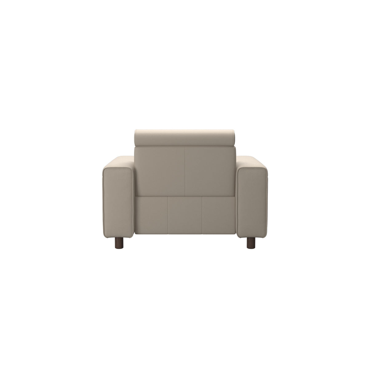 Emily Wide Arm - Chair with Power - Paloma Fog - Wenge
