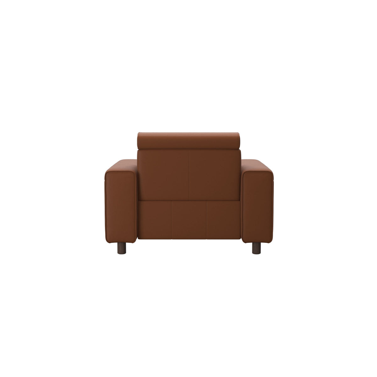 Emily Wide Arm - Chair with Power - Paloma New cognac - Wenge