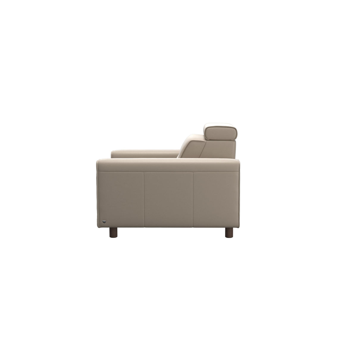 Emily Wide Arm - Chair with Power - Paloma Mushroom - Wenge