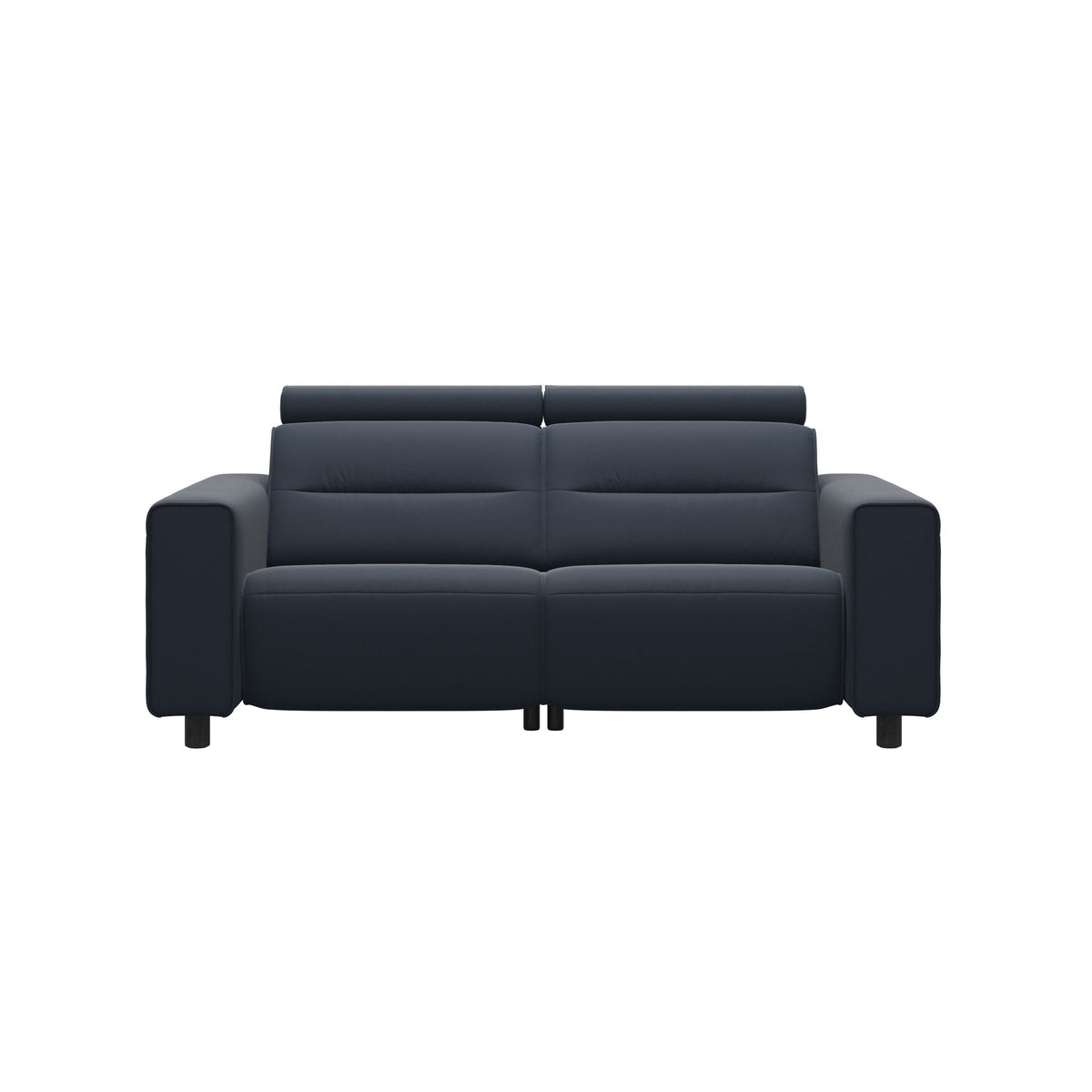 Emily Wide Arm - 2-Seater Sofa with 2 Power Seats - Paloma Oxford Blue - Grey