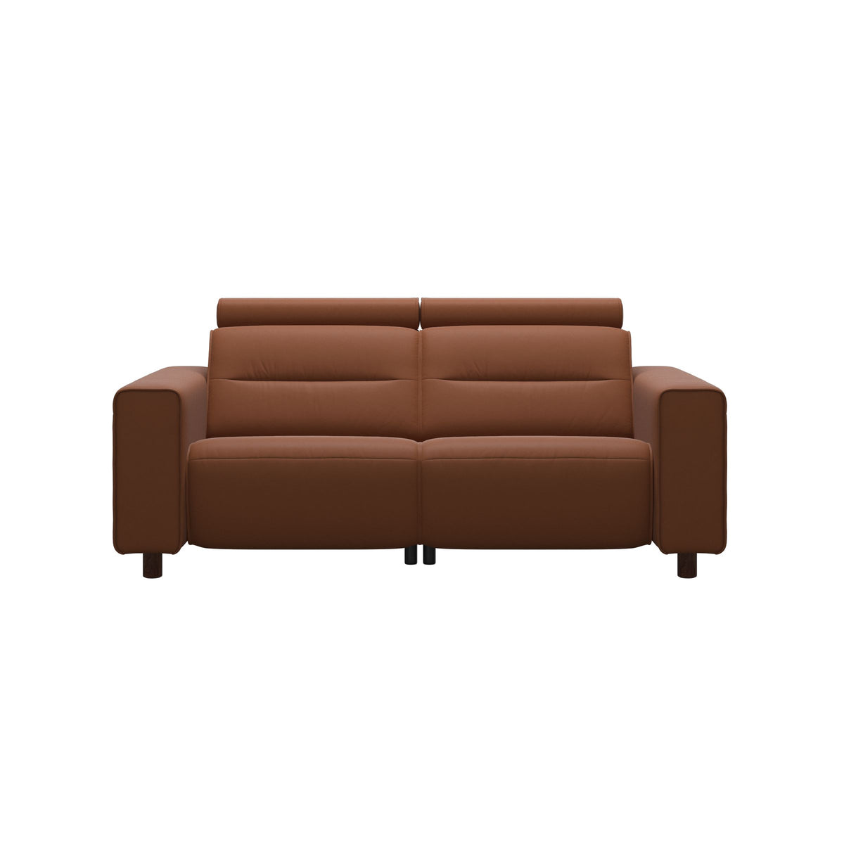 Emily Wide Arm - 2-Seater Sofa with 2 Power Seats - Paloma New cognac - Brown