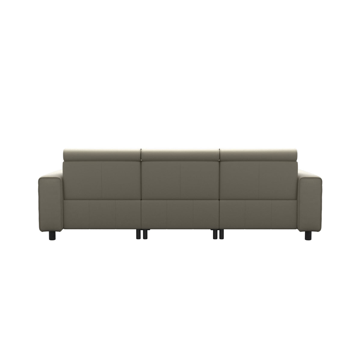 Emily Wide Arm - 3-Seater Sofa with 2 Power Seats - Paloma Light Grey - Grey