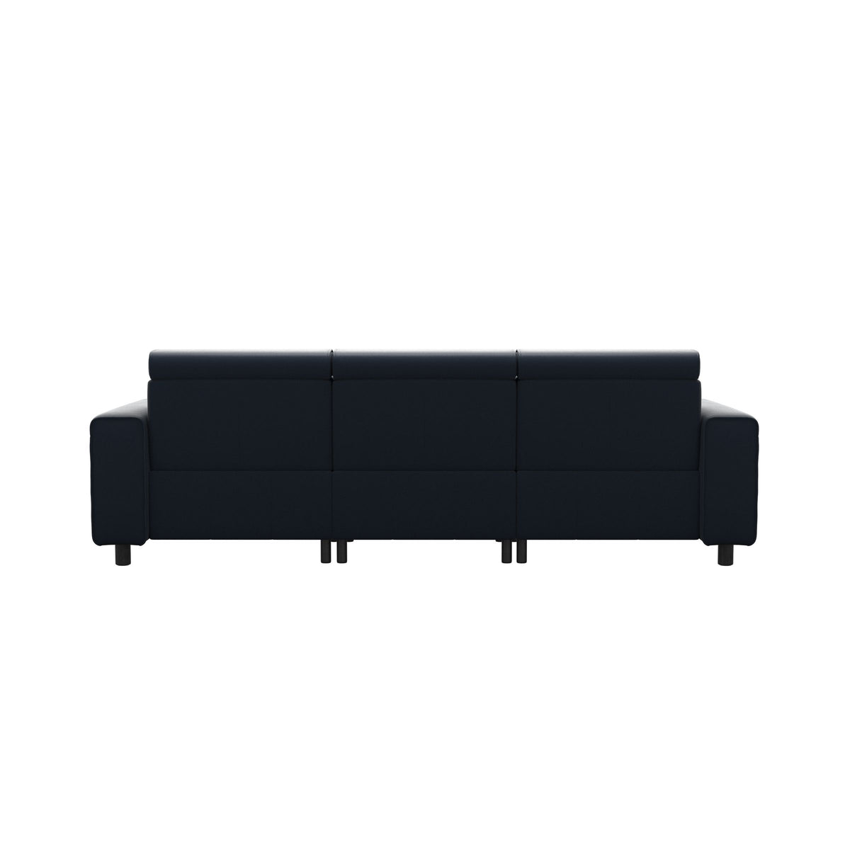 Emily Wide Arm - 3-Seater Sofa with 2 Power Seats - Paloma Oxford Blue - Grey