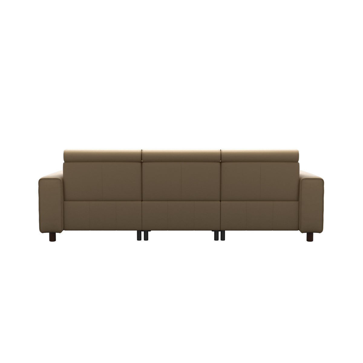 Emily Wide Arm - 3-Seater Sofa with 2 Power Seats - Paloma Sand - Brown