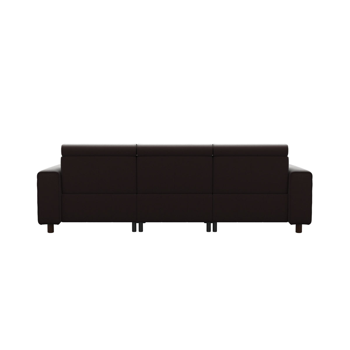 Emily Wide Arm - 3-Seater Sofa with 2 Power Seats - Paloma Chocolate - Brown