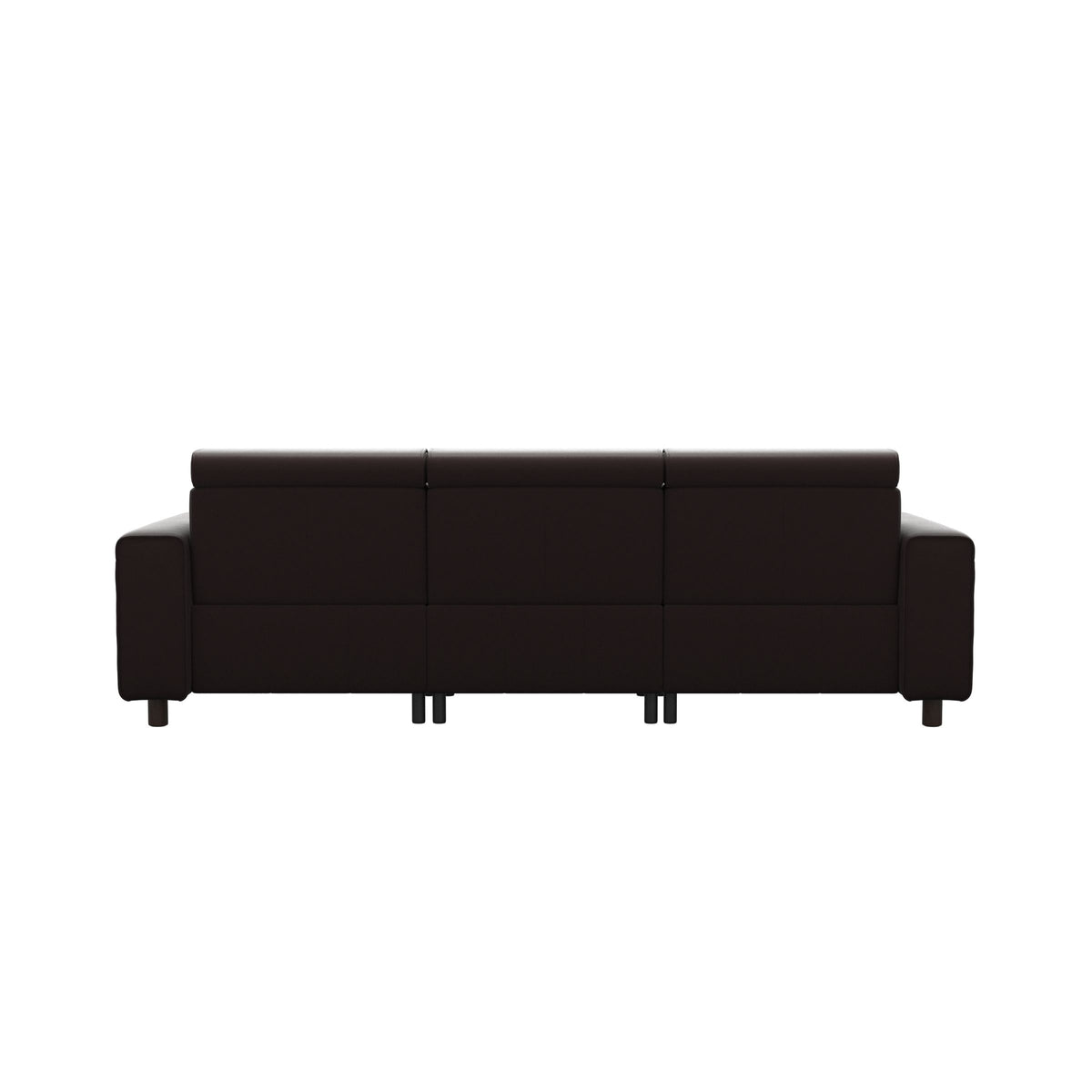 Emily Wide Arm - 3-Seater Sofa with 2 Power Seats - Paloma Chocolate - Wenge