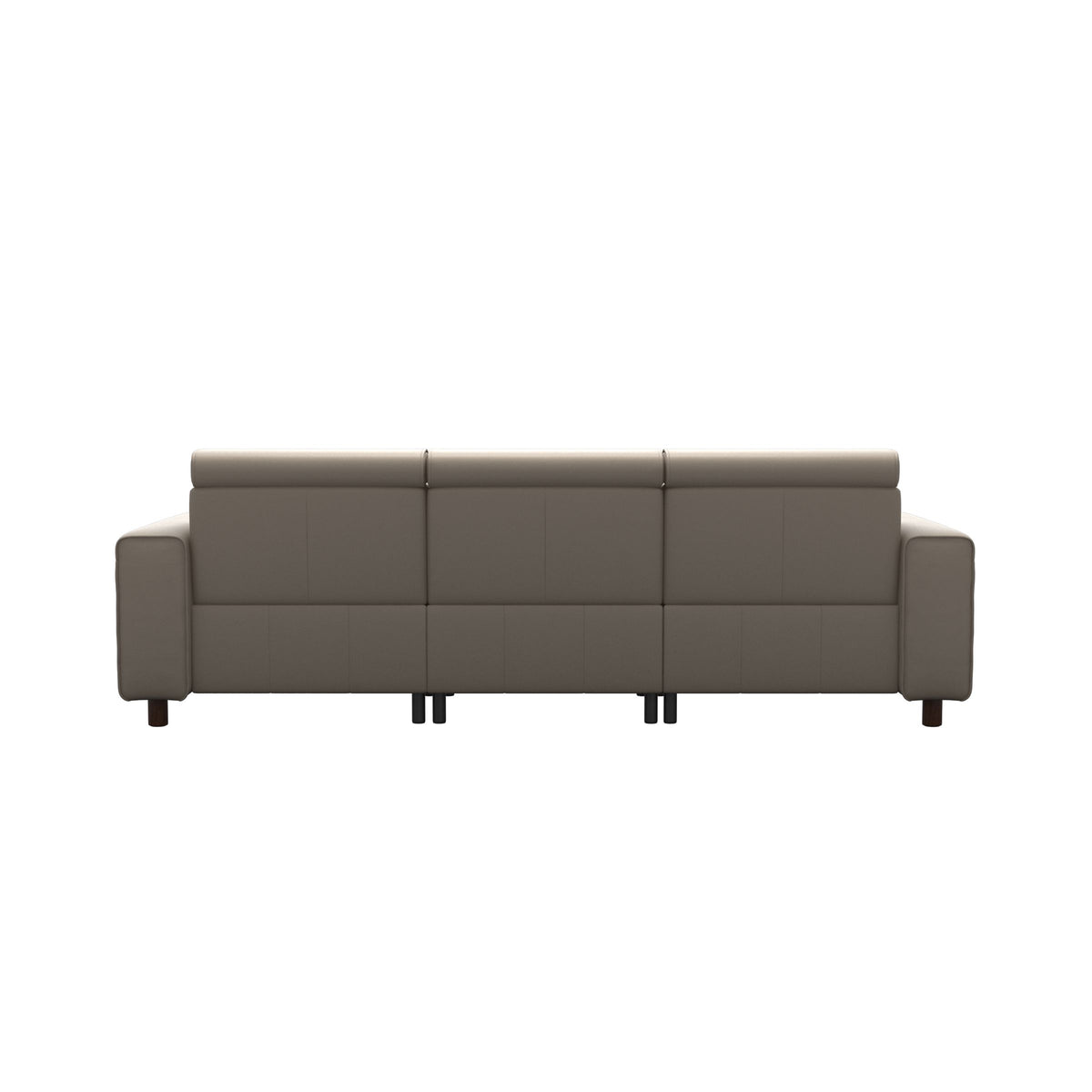 Emily Wide Arm - 3-Seater Sofa with 2 Power Seats - Paloma Mushroom - Brown