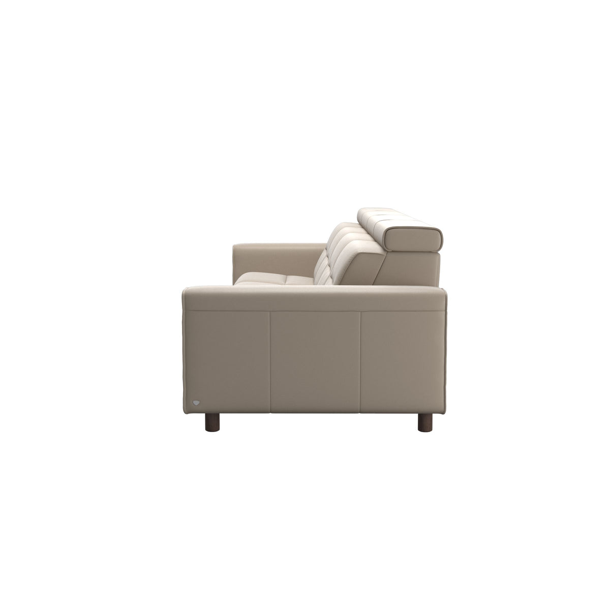 Emily Wide Arm - 4-Seater Sofa with 2 Power Seats - Paloma Mushroom - Wenge