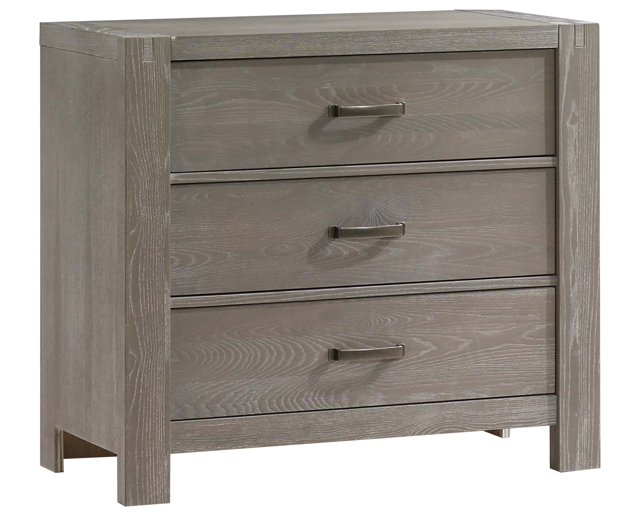 Owl Brushed Oak | Rustico 3 Drawer Dresser | Valley Ridge Furniture