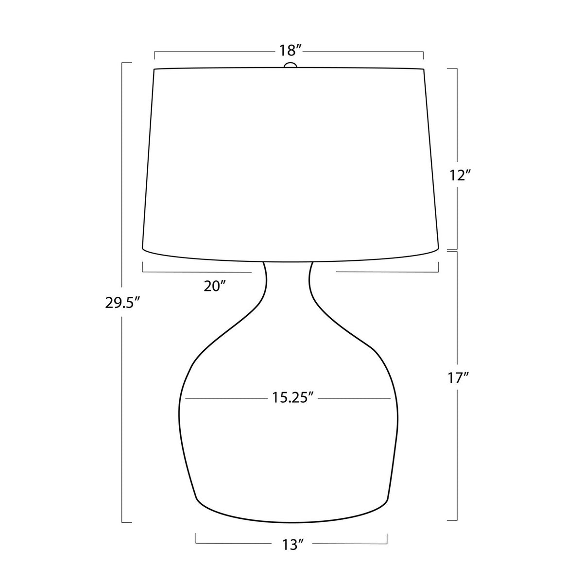 Campagna One Light Table Lamp