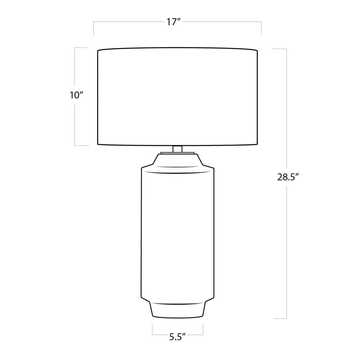 Dayton One Light Table Lamp
