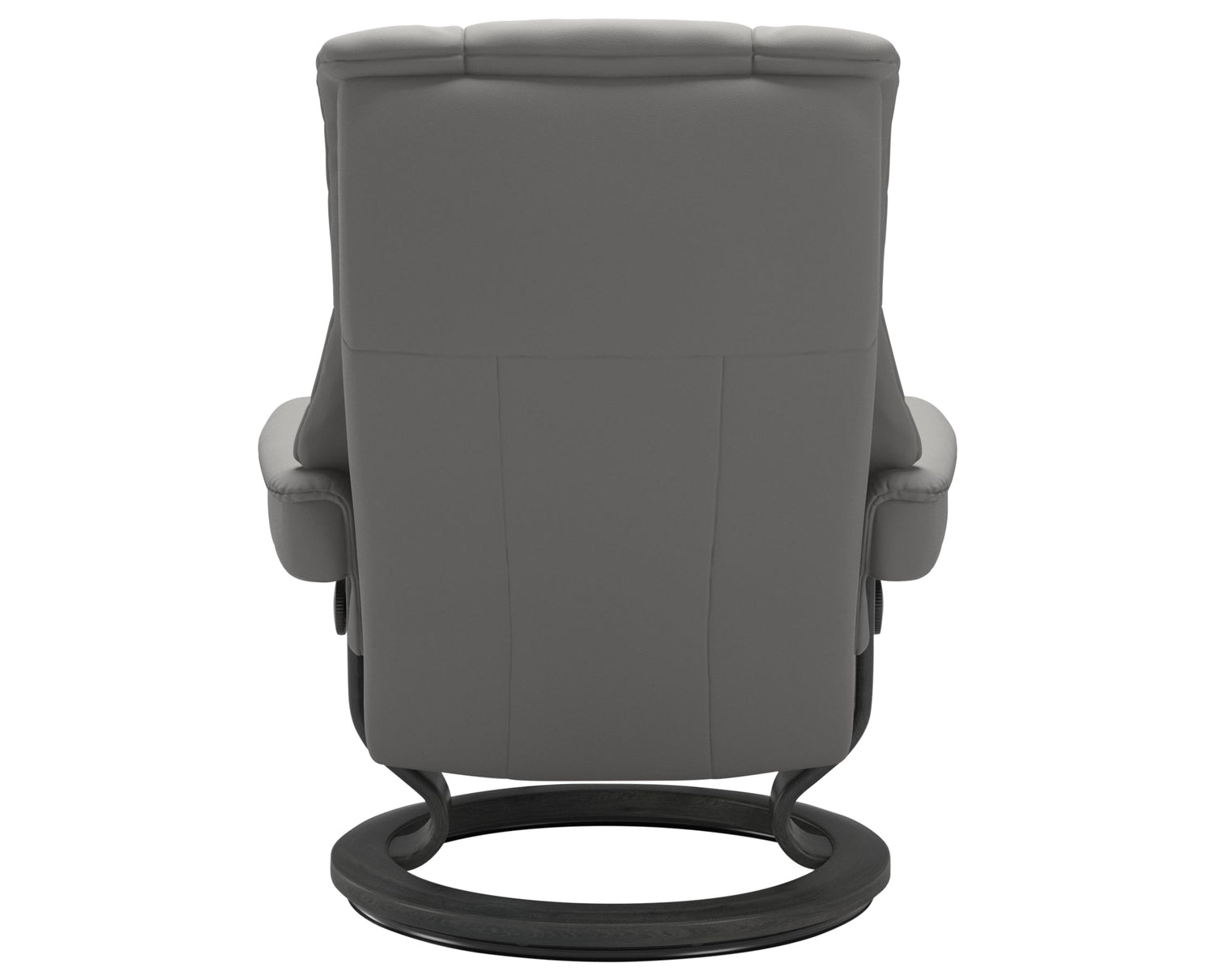 Paloma Leather Silver Grey M & Grey Base | Stressless Mayfair Classic Recliner | Valley Ridge Furniture