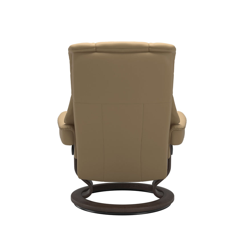 Mayfair Recliner - Classic Base - Paloma Sand - Wenge Wood