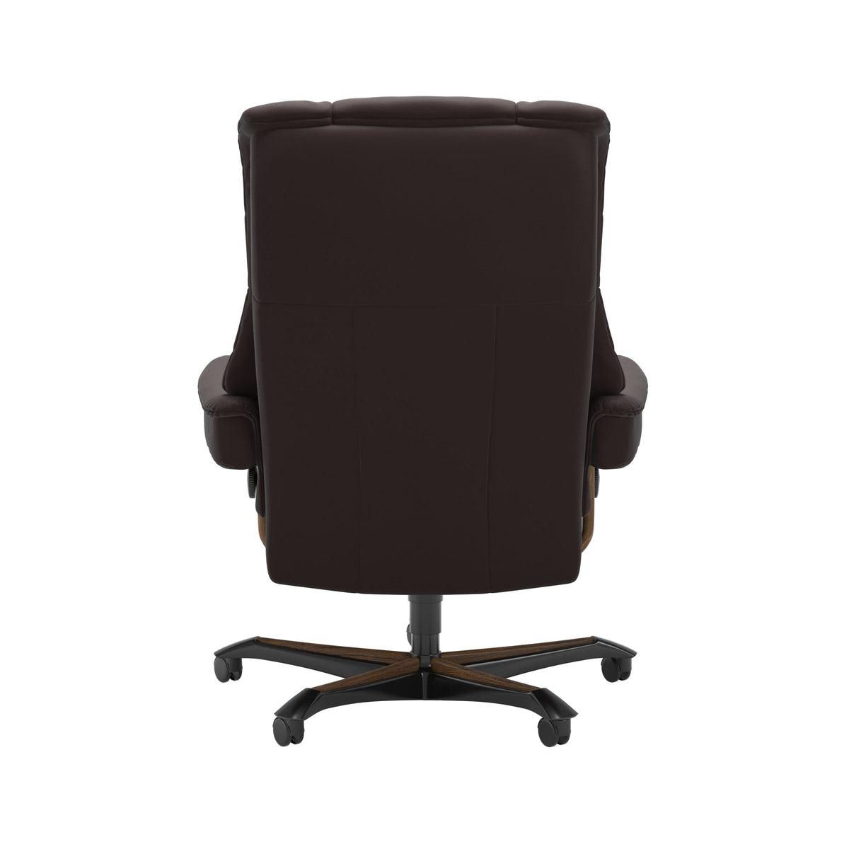 Mayfair - Office Chair - Paloma Chocolate - Teak Wood