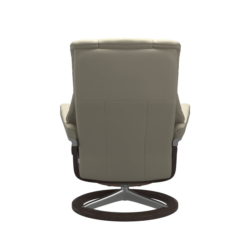 Mayfair Recliner - Signature Base - Paloma Light Grey - Wenge Wood