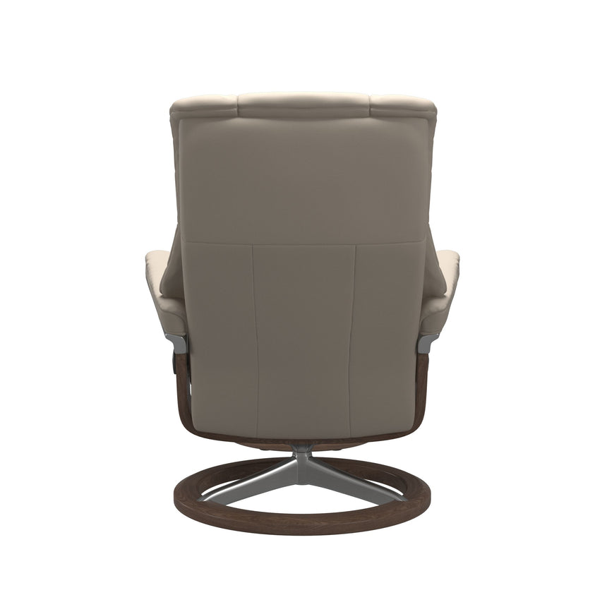 Mayfair Recliner - Signature Base - Paloma Fog - Walnut Wood
