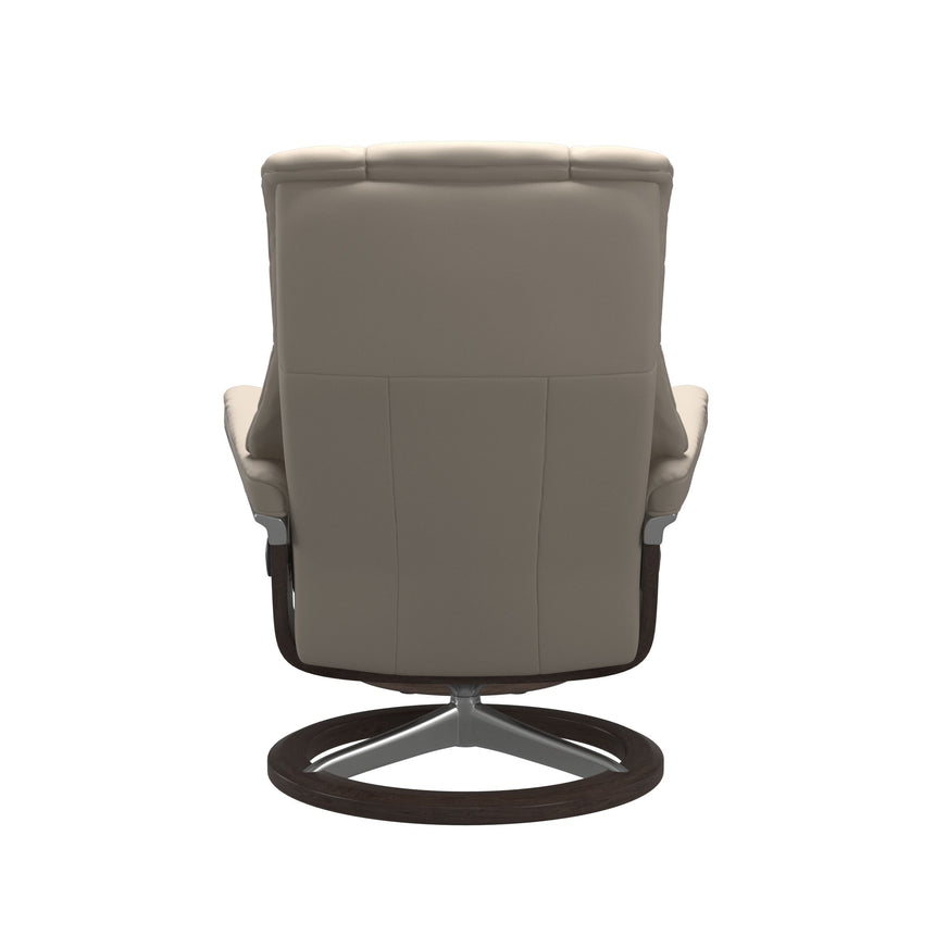 Mayfair Recliner - Signature Base - Paloma Fog - Wenge Wood