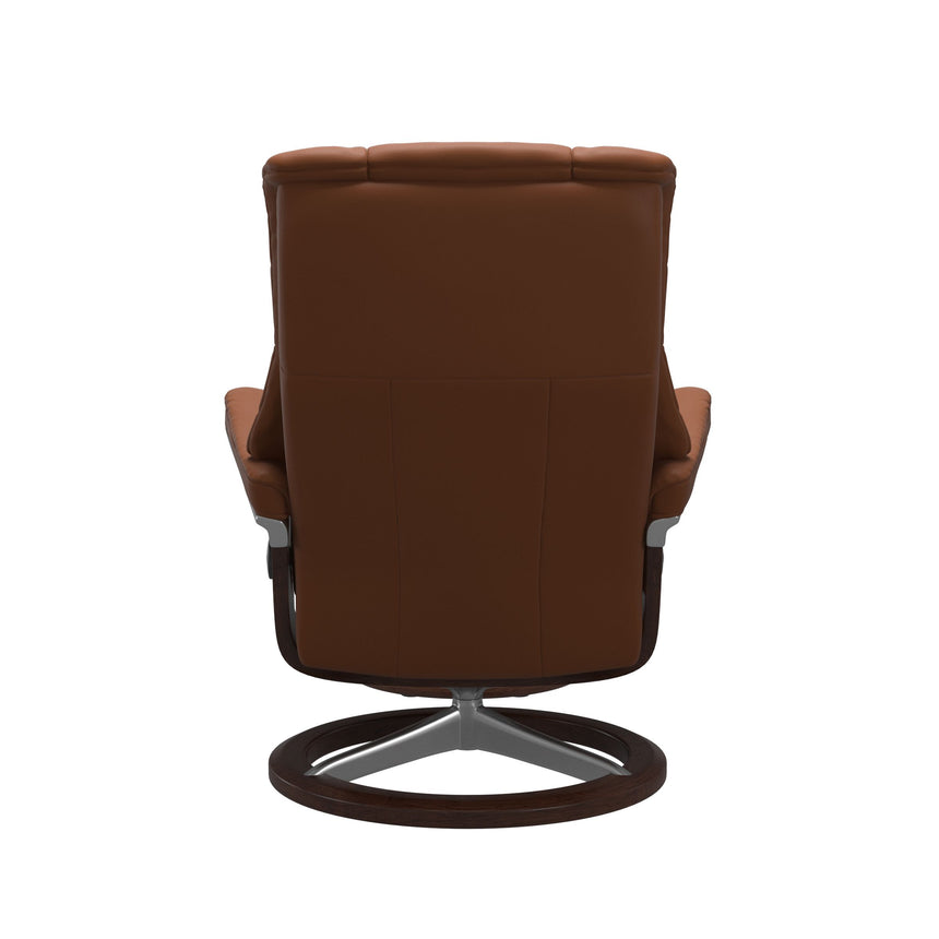 Mayfair Recliner - Signature Base - Paloma New cognac - Brown Wood