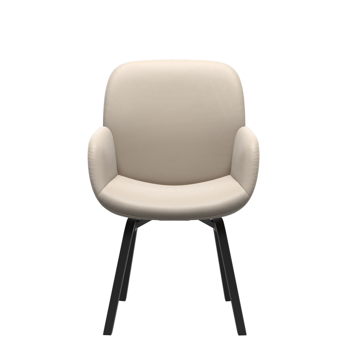 Bay Low Back Dining Chair - Paloma Fog - Black - Armchair