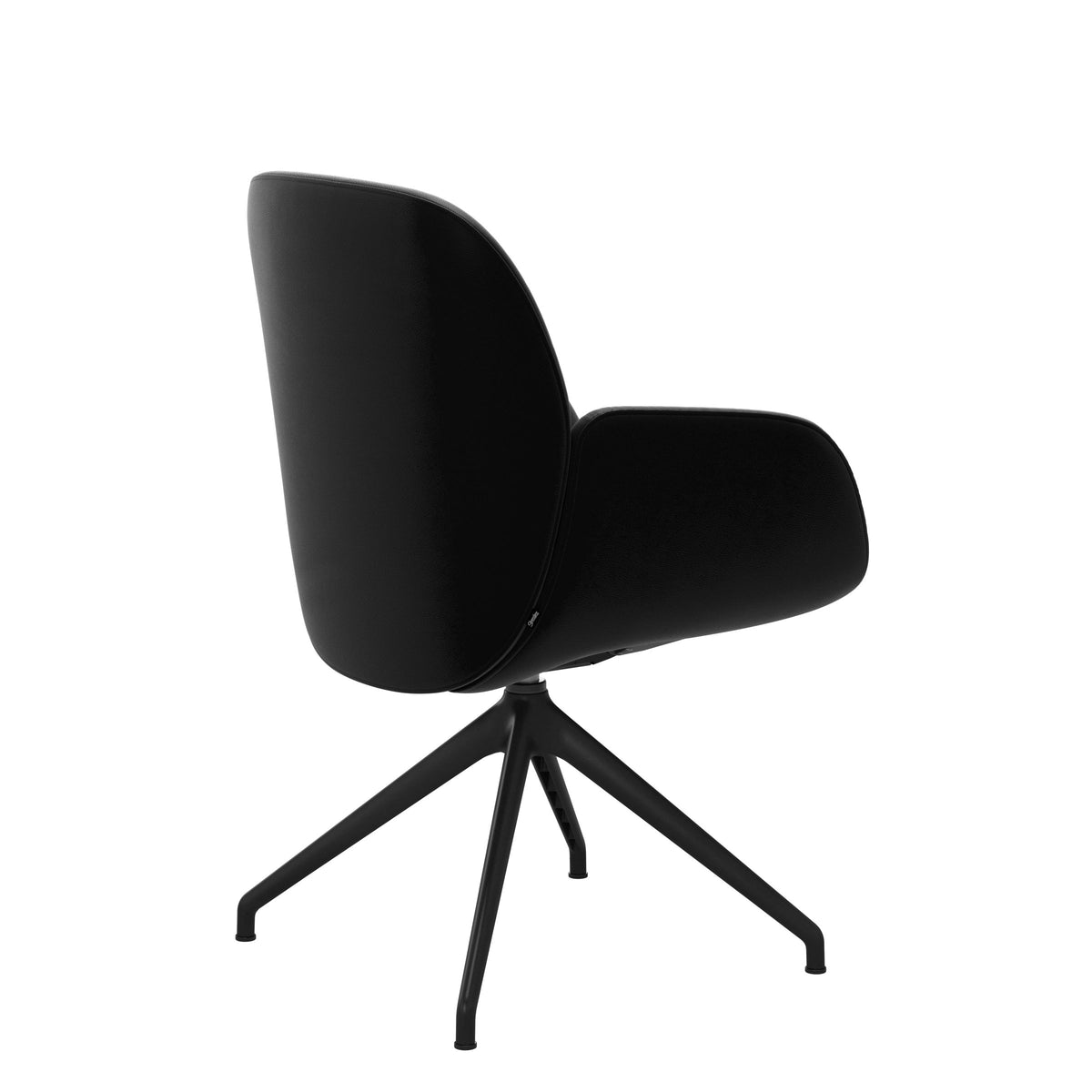 Bay Low Back Dining Chair - Paloma Black - Matte Black - Armchair
