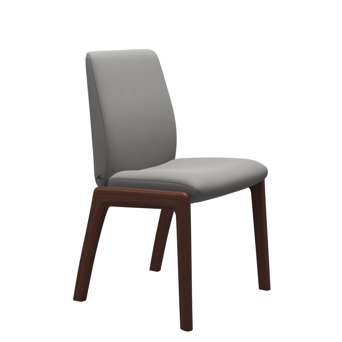 Laurel LB D100 - Paloma Silver Grey - Walnut - Armless