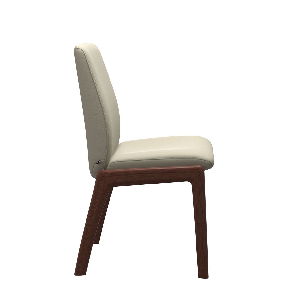 Laurel LB D100 - Paloma Light Grey - Walnut - Armless