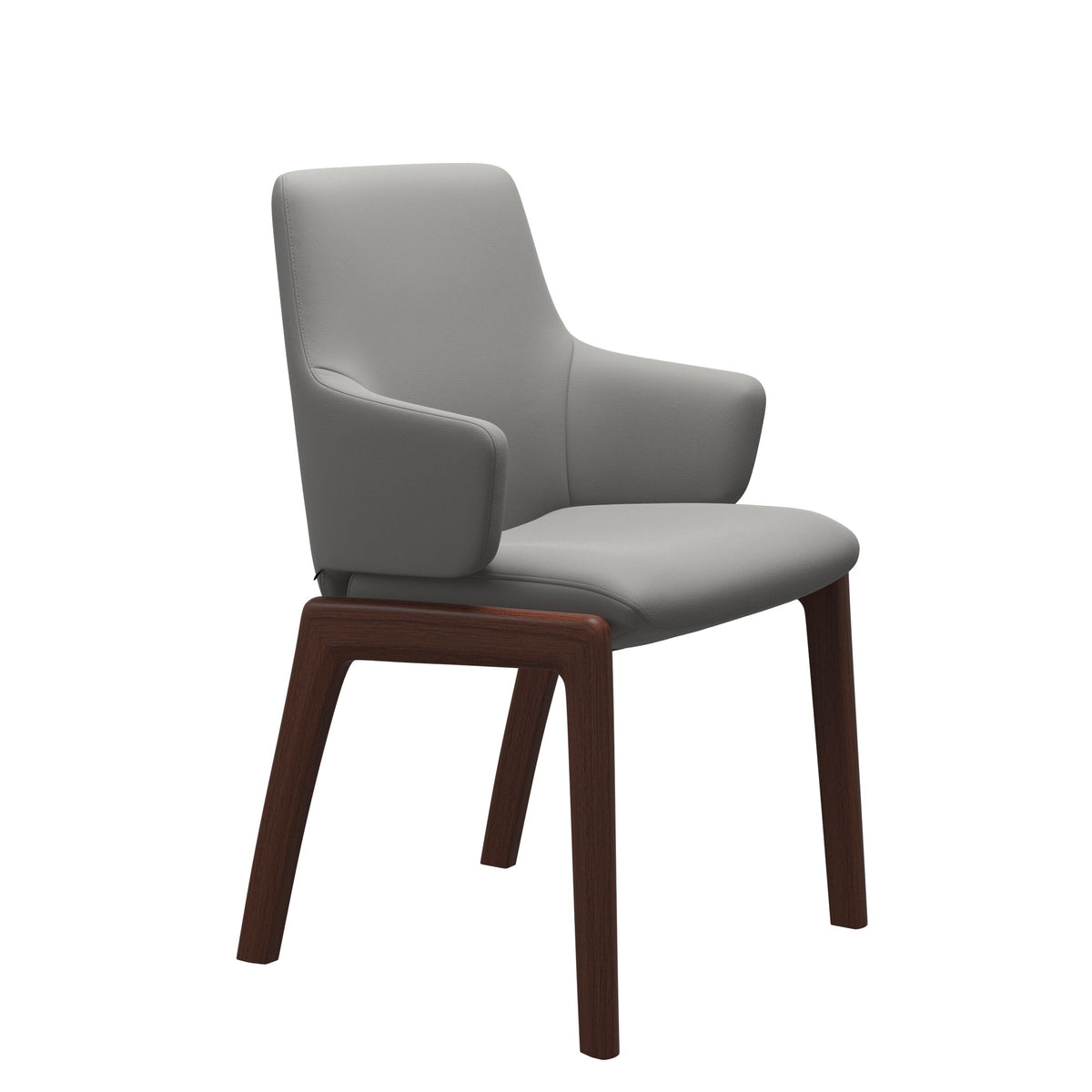 Laurel LB D100 - Paloma Silver Grey - Walnut - Armchair