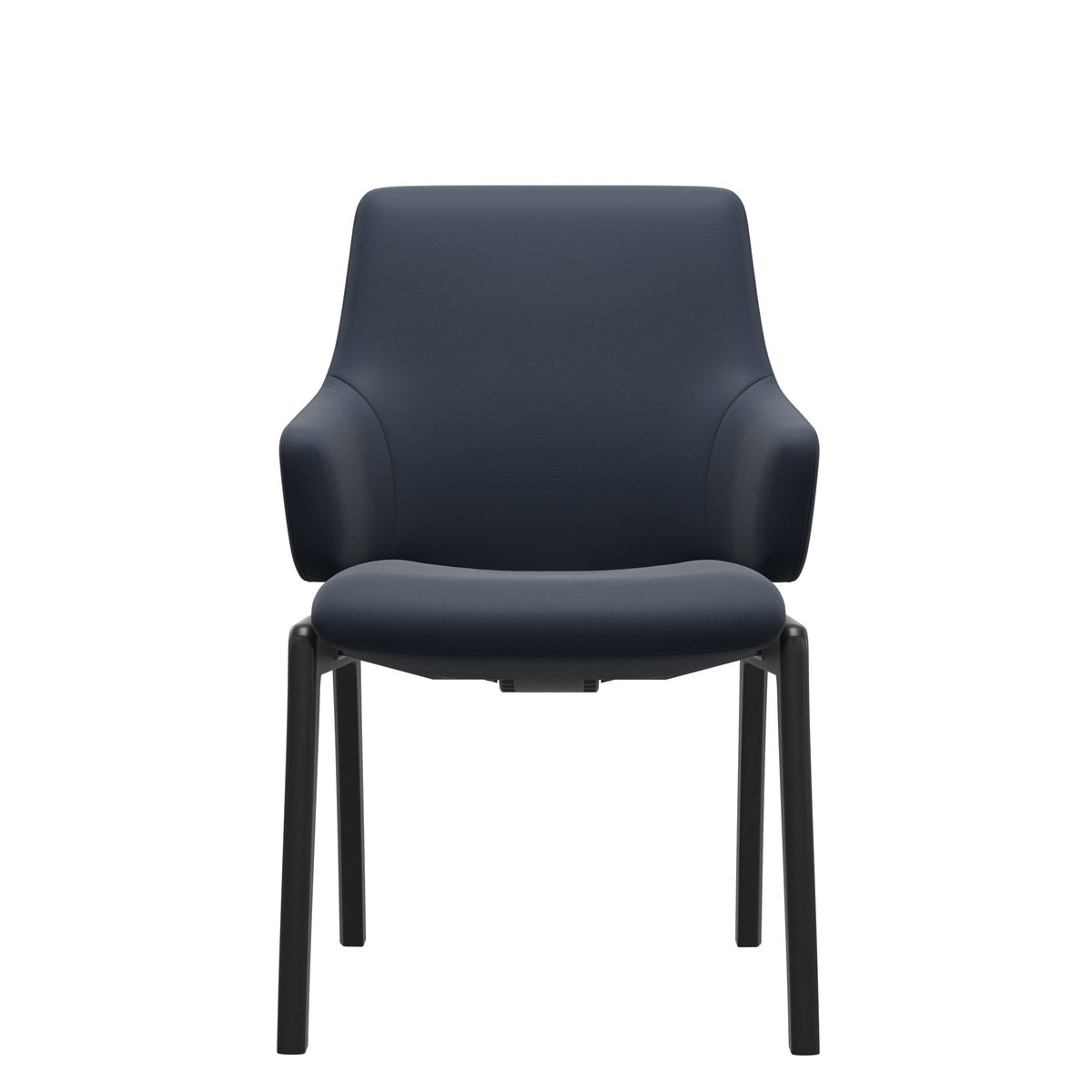 Laurel LB D100 - Paloma Oxford Blue - Black - Armchair