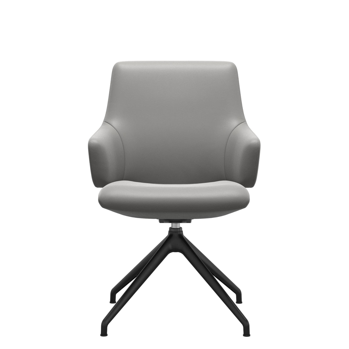 Laurel LB D350 - Paloma Silver Grey - Matte Black - Armchair
