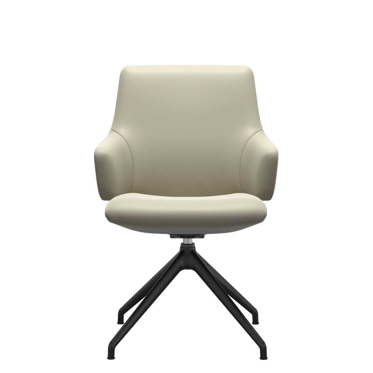 Laurel LB D350 - Paloma Light Grey - Matte Black - Armchair