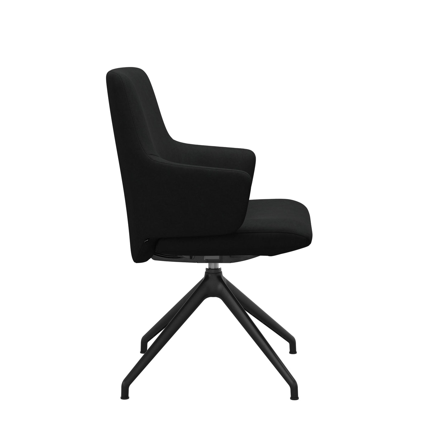 Laurel | Low Back Dining Chair w/D350 Angled Legs w/Arms - In Stock Promo