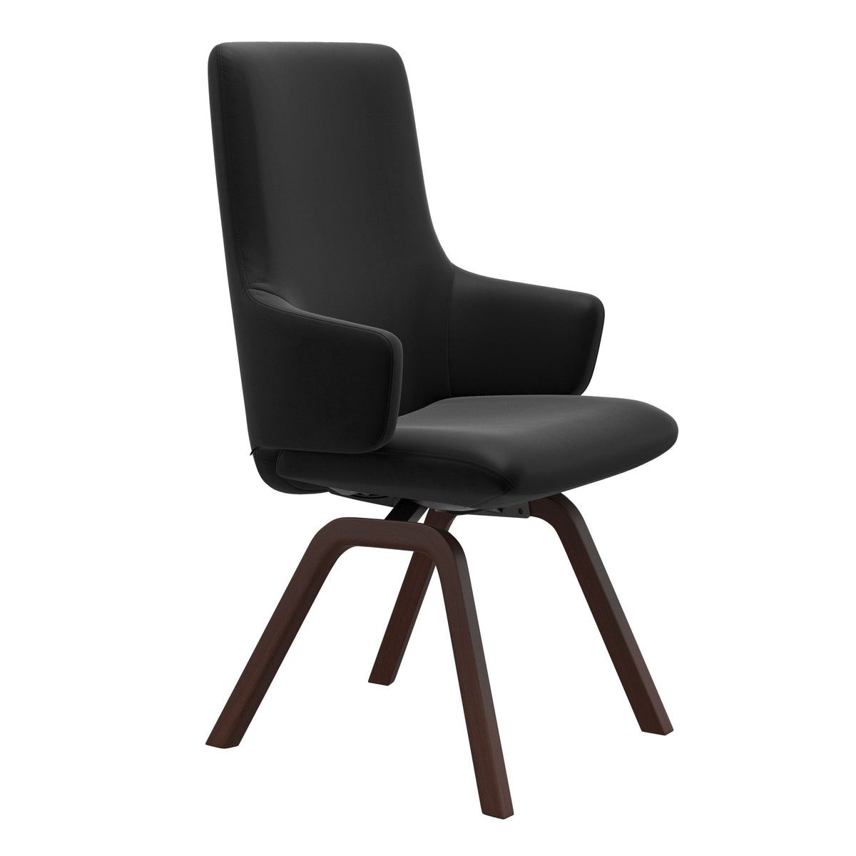 Laurel HB D200 - Paloma Black - Walnut - Armchair