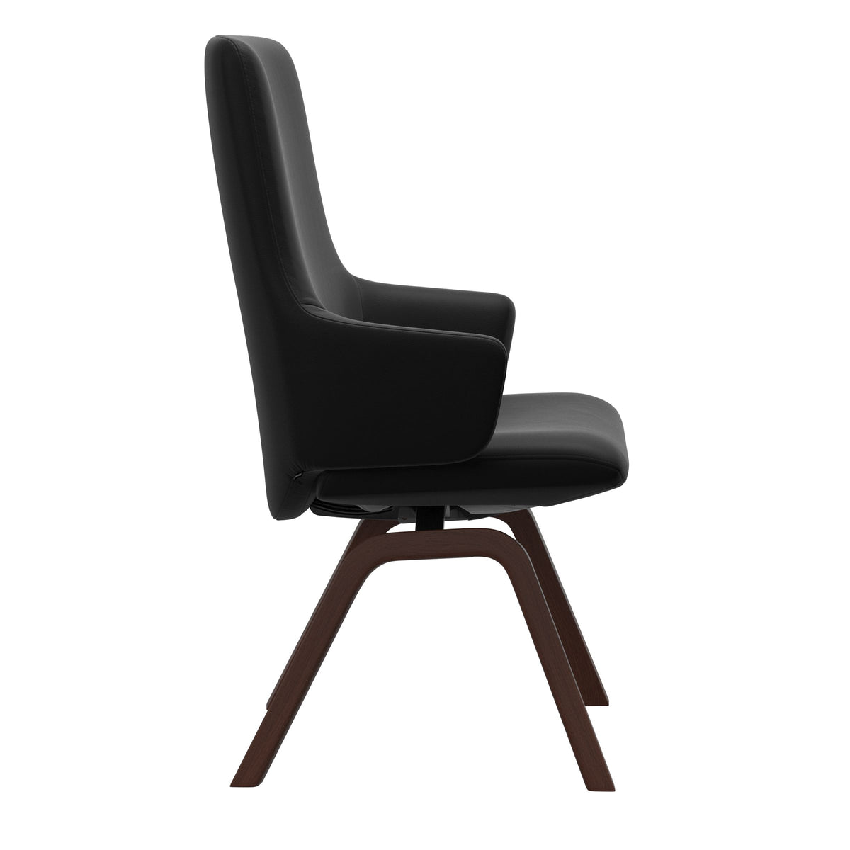 Laurel HB D200 - Paloma Black - Walnut - Armchair