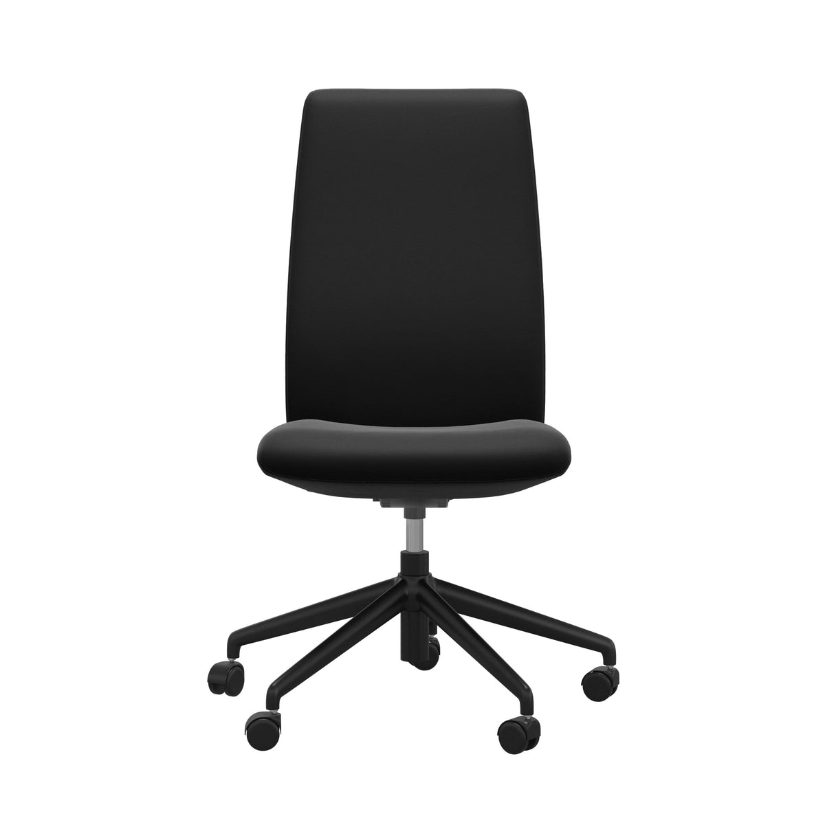 Laurel Home Office - Paloma Black - High Back - Armless