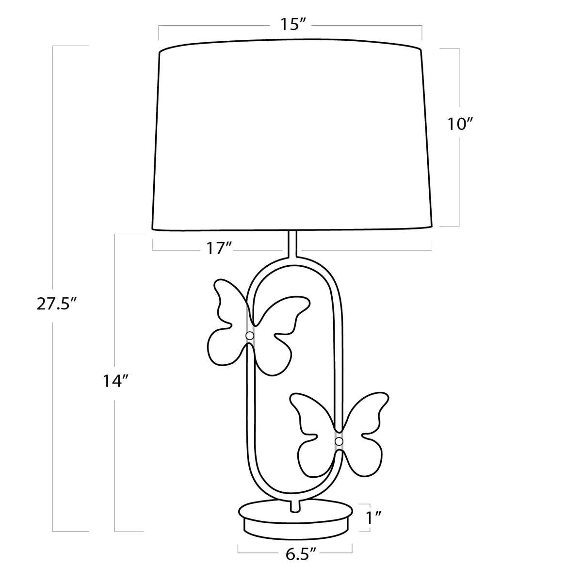 Monarch One Light Table Lamp