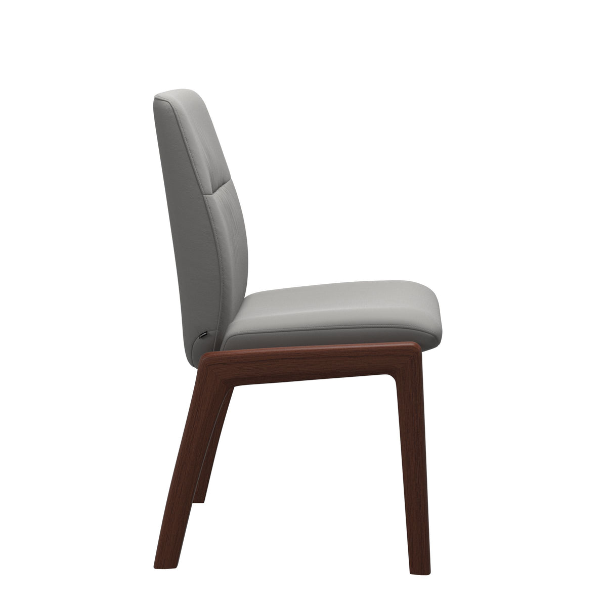 Mint LB D100 - Paloma Silver Grey - Walnut - Armless