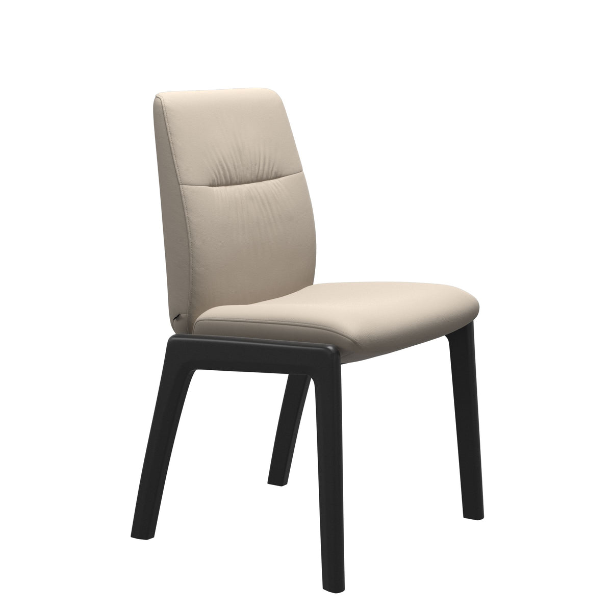 Mint Low Back Dining Chair - Paloma Fog - Black - Armless
