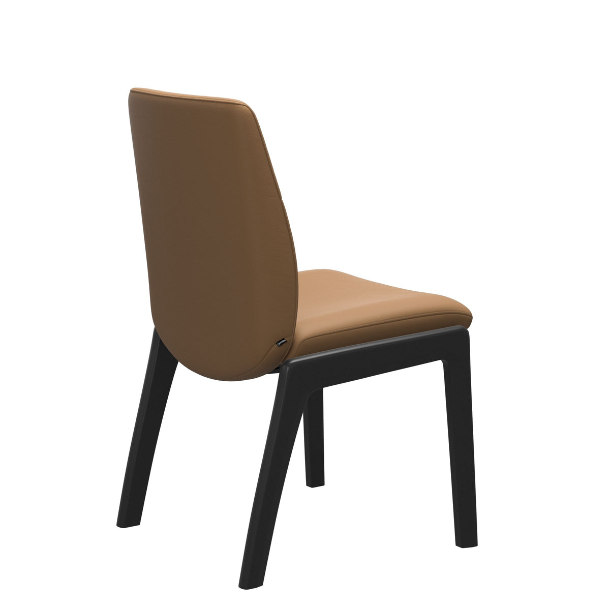 Mint Low Back Dining Chair - Paloma Taupe - Black - Armless