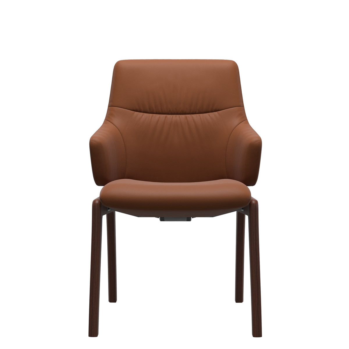 Mint Low Back Dining Chair - Paloma New Cognac - Walnut - Armchair