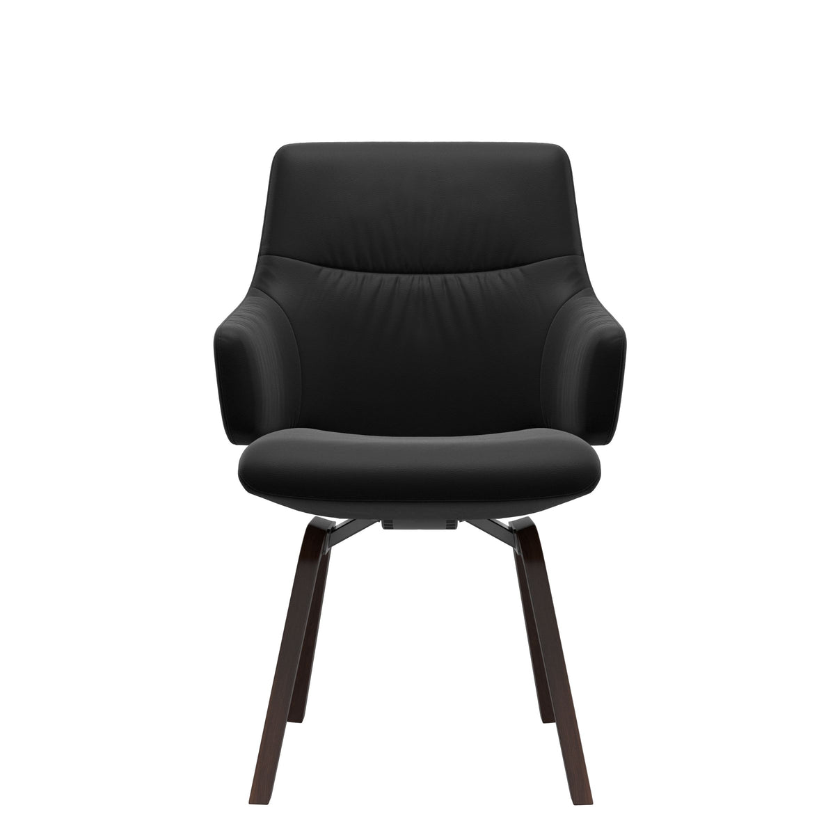 Mint Low Back Dining Chair - Paloma Black - Brown - Armchair