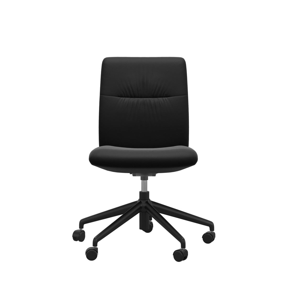 Mint Home Office - Paloma Black - Low Back - Armless