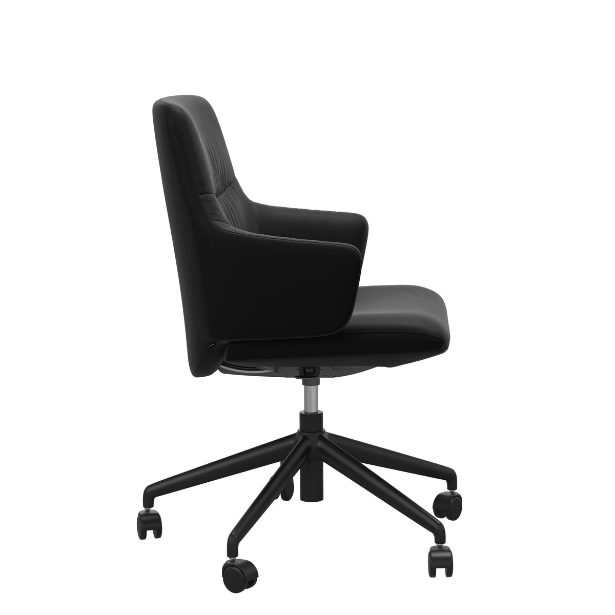 Mint Home Office - Paloma Black - Low Back - Armchair