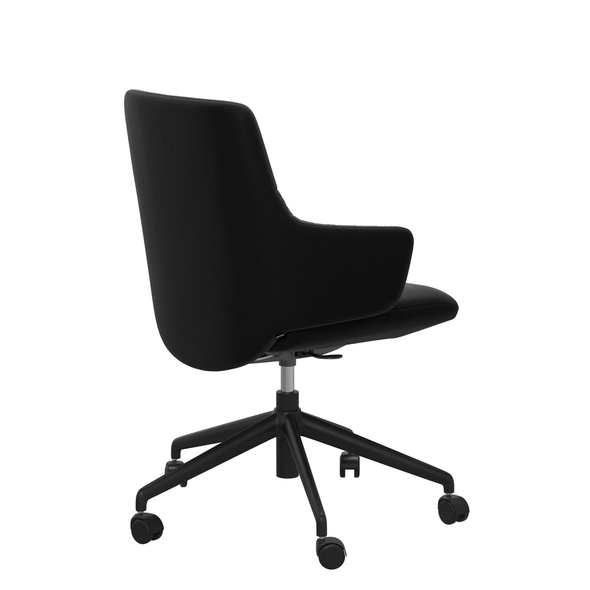 Mint Home Office - Paloma Black - Low Back - Armchair