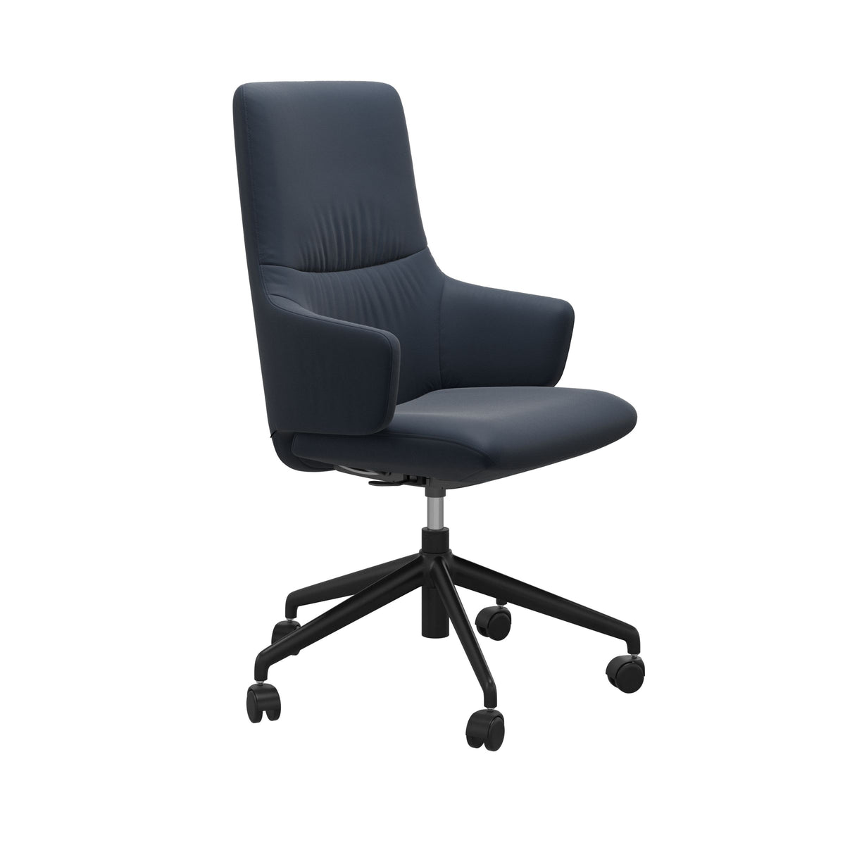 Mint Home Office - Paloma Oxford Blue - High Back - Armchair