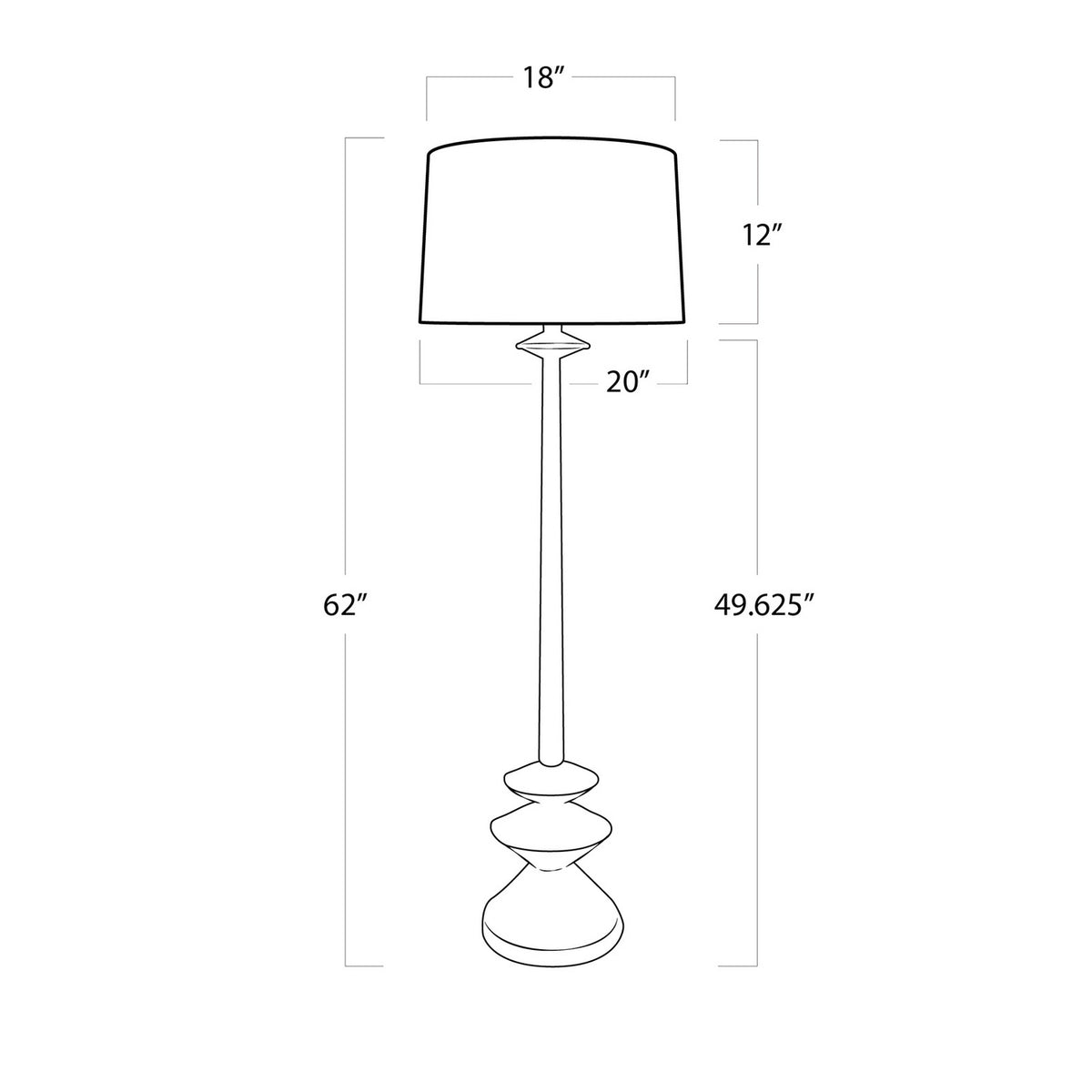 Hope One Light Floor Lamp