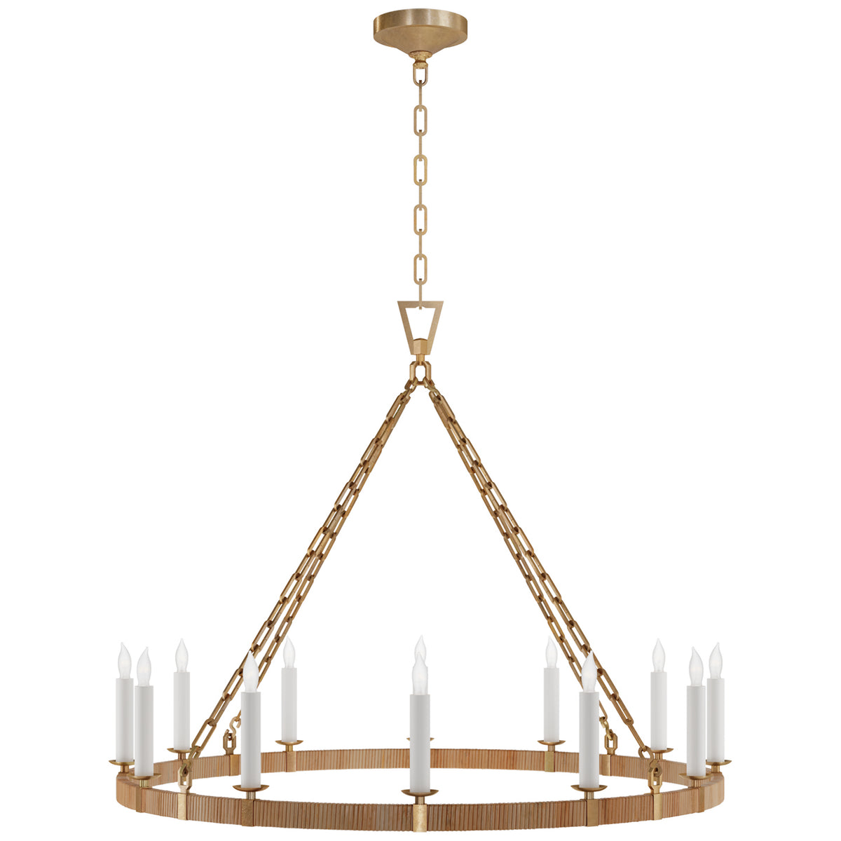 Darlana Large Wrapped Ring Chandelier